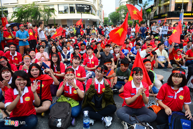 Fanzone Mỹ Đình nóng bỏng chờ trận cầu lịch sử của U23 Việt Nam Fanzone Mỹ Đình nóng bỏng chờ trận cầu lịch sử của U23 Việt Nam